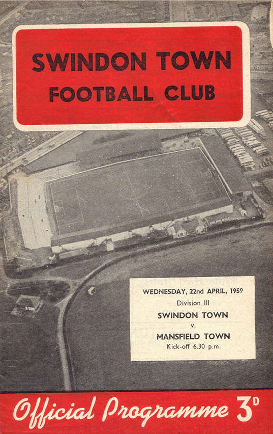 <b>Wednesday, April 22, 1959</b><br />vs. Mansfield Town (Home)